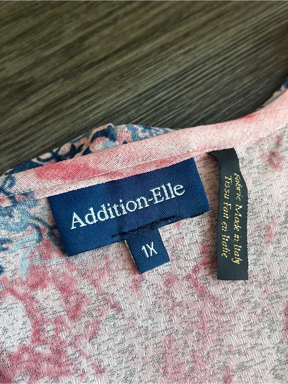 2000'a Pink Patterned Ruffle V Neck Top - Picture 5 of 6